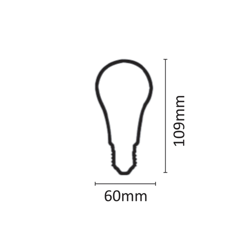 InLight E27 LED A60 15watt 6500Κ Ψυχρό Λευκό (7.27.15.04.3)