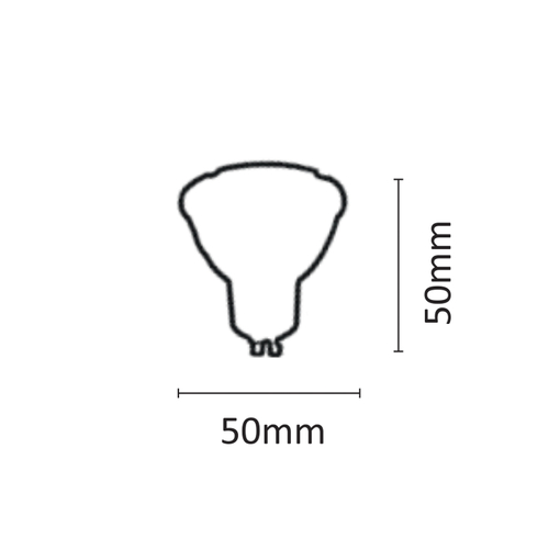 InLight GU10 LED 5,5watt 4000K Φυσικό Λευκό (7.10.05.09.2)