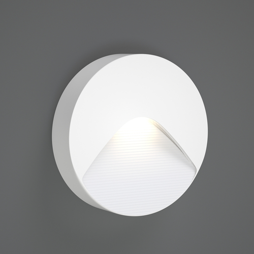 it-Lighting Horseshoe LED 2W 3CCT Outdoor Wall Lamp White D:12.8cmx3cm (80201920)