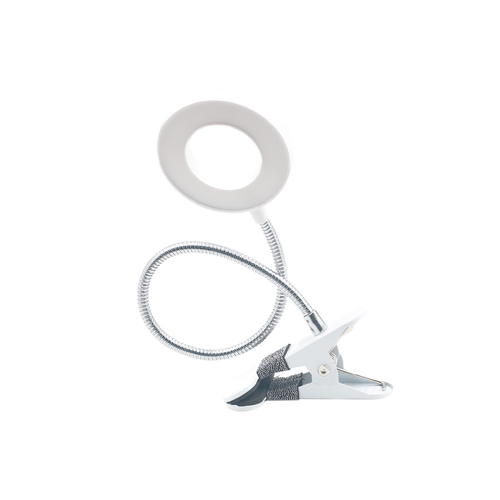 InLight Φωτιστικό LED 7W 3CCT (by switch) με κλίπ σε λευκό χρώμα D:38cm (3044-WH)
