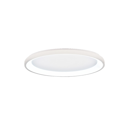 Inlight Πλαφονιέρα οροφής LED 28W 3CCT από λευκό μέταλλο και ακρυλικό D:80x5cm (42044-B-White)