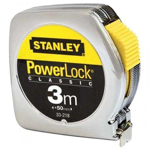 Μέτρο POWERLOCK με κέλυφος ABS και λάμα 13mm - 3m σε blister. Επίστρωση λάμας από πολυεστέρα Mylar για προστασία από τη φθορά: 10πλάσιος χρόνος ζωής σε σύγκριση με τις κλασικές λάμες. Επιχρωμιωμένο ατσάλινο κέλυφος. Κλιπ ζώνης. / 0-33-238