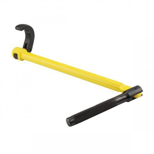 Ρακορόκλειδο 240mm. Για το σφίξιμο από τα καρυδάκια που κρατούν τις βρύσες σε έναν νεροχύτη ή μία λεκάνη. Μακρύ σώμα για εύκολη πρόσβαση πίσω από τον νεροχύτη. Περιστρεφόμενη χειρολαβή. / 0-70-453