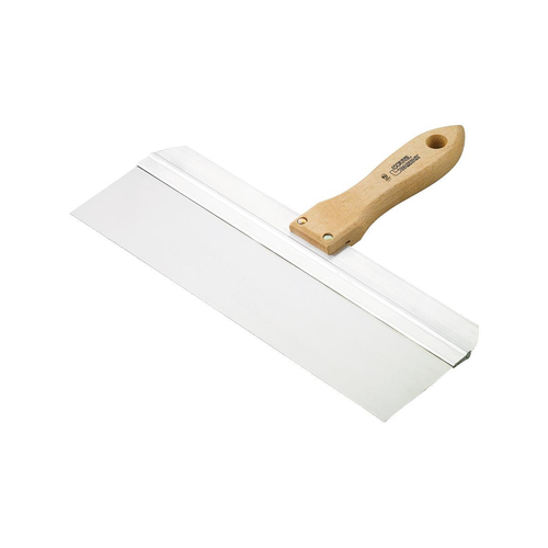 Σπατουλαδόρος inox με ξύλινη λαβή τραπέζιο χωρίς δόντιαΝο30cm / 1375030