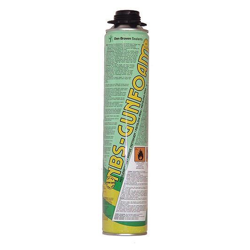 Αφρός πολυουρεθάνης πιστολιού 12τεμ. NBS-GUNFOAM B3 750ml ενός συστατικού, γρήγορη ωρίμανση και χαμηλής διόγκωση χωρίς H (CFK), εξαιρετική ποιότητα, για επαγγελματία, για εφαρμογές που αποκλείονται πιέσεις επέκτασης όπως κουφώματα παραθύρων, πόρτες και μπ / 40005819