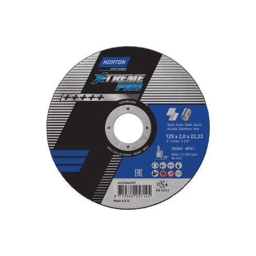 Δίσκος κοπής για inox-σιδηρου 25τεμ. Ίσιος X-TREME PRO No115x1x22,3mm / 66252846978