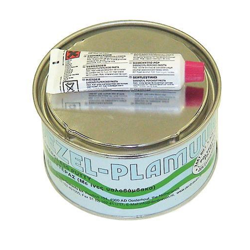 Πολυεστερικός στόκος 12τεμ. VEZEL-PLAMUUR 750gr δυο συστατικών, για επαγγελματική χρήση, με ίνες υάλου για συνεκτική αντοχή, εύκολη εφαρμογή, ισχυρή πρόσφυση, γρήγορη ωρίμανση, χρόνος επεξεργασίας μετά τη μίξη 4-8 λεπτά, μπορεί να τριφτεί και να βαφτεί με / 84000008