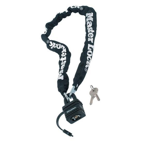 Aλυσίδα με λουκέτο
• Ατσάλινη αλυσίδα, αντέχει σε παραβιάσεις με λοστό, πριόνι, ψαλίδα.
• Η αλυσίδα έχει ανθεκτικό υφασμάτινο κάλυμμα για προστασία
από γρατζουνιές και διάβρωση
• Με λουκέτο 40mm ανθεκτικό στις καιρικές συνθήκες
• Το λουκέτο διαθέτει κάλυμμα βινυλίου για προστασία
από γρατζουνιές και διάβρωση / 8390E