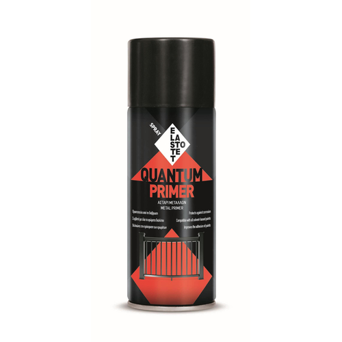 Σπρέι αστάρι 6τεμ. γκρι 400ml, κατάλληλο για την προστασία
μεταλλικών επιφανειών. Βελτιώνει την πρόσφυση
των τελικών βαφών. Στεγνώνει γρήγορα και είναι
συμβατό με όλα τα συνήθη χρώματα διαλύτου
(ακρυλικά, αλκυδικά, νιτροκυταρίνης). Δεν περιέχει
προωθητικά που βλάπτουν το όζον. / P.00300