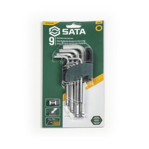Άλλεν μπίλιας σετ 9τεμ. 1,5, 2, 2,5, 3, 4, 5, 6, 8, 10mm / ST09105ASJ