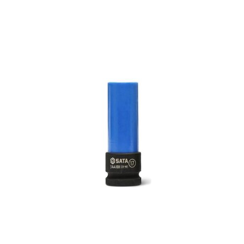Καρυδάκι αέρος 1/2" 19mm για ζάντες με επένδυση. Μανίκι που δεν αφήνει σημάδια για την αποφυγή ζημιάς στο κέντρο
κατά τη χρήση
Για χρήση με κατσαβίδια κρούσης
Σχεδίαση εκτός γωνίας για να μειώνει την αδράνεια των βιδών
Βαθύ καρυδάκι για να φτάνει σε περισσότερες βίδες
Το χρωματιστό μανίκι επιτρέπει εύκολη αναγνώριση μεγέθους
Φινίρισμα μαύρου οξειδίου για αντοχή στη διάβρωση
Χάλυβας κράματος χρωμιομολυβδαινίου (Cr-Mo) για εξαιρετική
αντοχή και διάρκεια ζωής / ST34412H