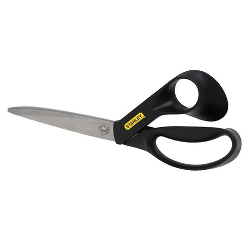 Ψαλίδι inox γενικής χρήσης 240mm. Oδοντωτές λάμες που κρατάνε το υλικό σταθερό την ώρα της κοπής. Ιδανικό για γενικές κοπές. Κόβει: νήματα, χοντρά υφάσματα και διάφορα άλλα υλικά. / STHT0-14102