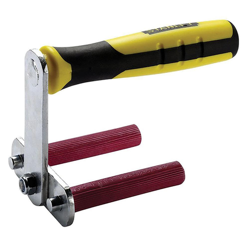 Λαβές για μεταφορά γυψοδανίδας 2τεμ.
Λαβή από δύο υλικά για άνεση και προστασία
Επικάλυψη στις δύο άκρες για προστασία
Επιτρέπει την μεταφορά γυψοσανίδων και άλλων επίπεδων επιφανειών / STHT1-05868