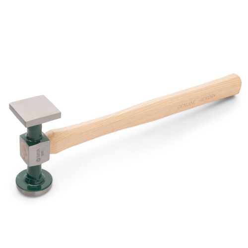 Σφυρί φανοποιών με επίπεδες κεφαλές μια στρογγυλή, μια τετράγωνη. Ανθεκτική λαβή από ξύλο σφένδαμου για άνετο κράτημα Μοναδική διαδικασία ενσωμάτωσης για να αποτρέπεται η εύκολη αποκόλληση της κεφαλής του σφυριού Σφυρηλατημένη κεφαλή σφυριού με επεξεργασία σκλήρυνσης για να αποφεύγεται η εύκολη θραύση Ανταποκρίνεται ή υπερβαίνει τις προδιαγραφές ASME B107.410 / ST92101SC