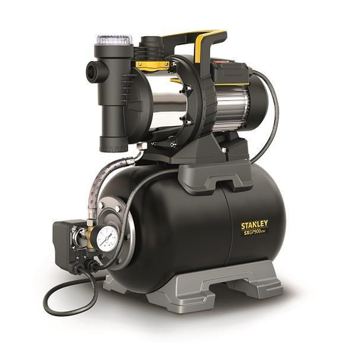 Πιεστικό 900W-7/8hp, αυτόματο με ενσωματωμένο φίλτρο νερού, τάση: 230V/50Hz, παροχή: 3600L/h, μανομετρικό 42m, μέγεθος σωματιδίων ως 1mm, στόμιο 1", πίεση 1,5-4,2Bar, δοχείο 24L και καλώδιο 1m. / SXGP900XFBE