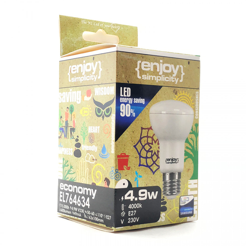El766600 | led R63|5.4w(>48w)ε27|6500k|600lm|{enjoysimplicity}™
