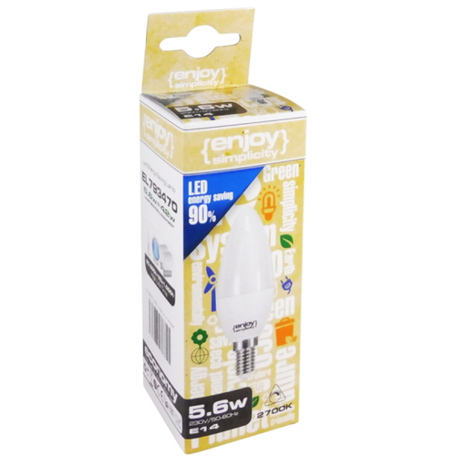 El793490 | led b35 Dim|5.6w(>40w)ε14|6500k|540lm|enjoysimplicity™