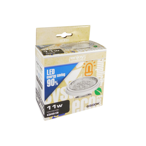 El811890 | led Ar111 12v G53|11w(>75w)|6500k|890lm|40◦|enjoysimplicity™