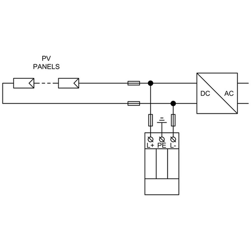 16371 | HLSA6,5 PV 1000 M S  |PV SPD T1+T2 ANTIKEΡΑΥΝΙΚΟ & ΑΠΑΓΩΓΟΣ ΥΠΕΡΤΑΣΕΩΝ ΓΙΑ ΦΩΤΟΒΟΛΤΑΙΚΑ |Hakel®