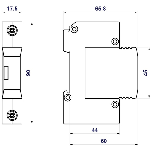 27080 | HSA-275 M | SPD T2+T3 | ΑΠΑΓΩΓΟΣ ΚΡΟΥΣΤΙΚΩΝ ΥΠΕΡΤΑΣΕΩΝ | Hakel®