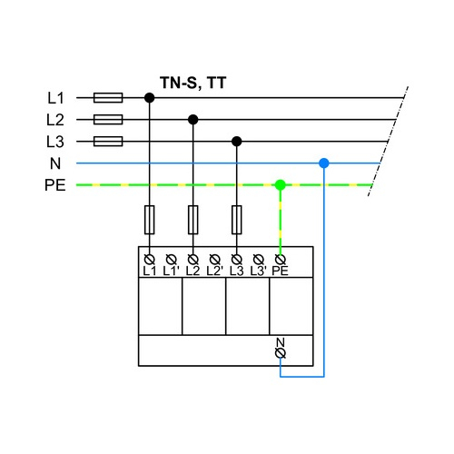 10454 | HLSA25-275/3+1 | SPD T1+T2+T3  | ΑΝΤΙΚΕΡΑΥΝΙΚΟ ΠΑΛΜΙΚΟΥ ΡΕΥΜΑΤΟΣ & ΠΡΟΣΤΑΤΕΥΤΙΚΟ ΥΠΕΡΤΑΣΗΣ | Hakel®