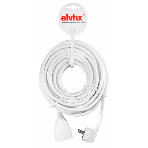ELP21501 | ΠΡΟΕΚΤΑΣΗ 15mt ΚΑΛ.3G1.5mm2 ΦΙΣ SCHUKO ΑΡΣ.+ΘΗΛ.IP20 ΛΕΥΚΟ
