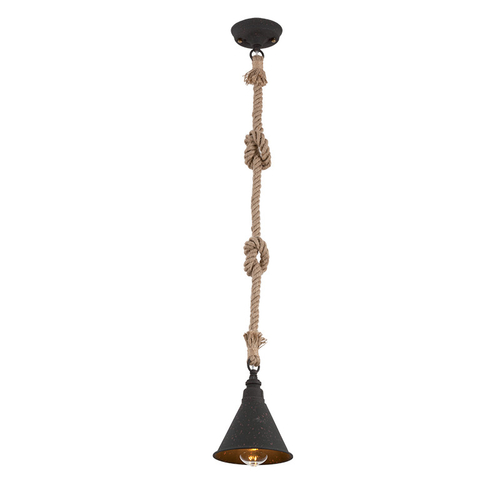 ROPE ΚΡΕΜΑΣΤΟ ΦΩΤΙΣΤΙΚΟ 1XE27 D160mm