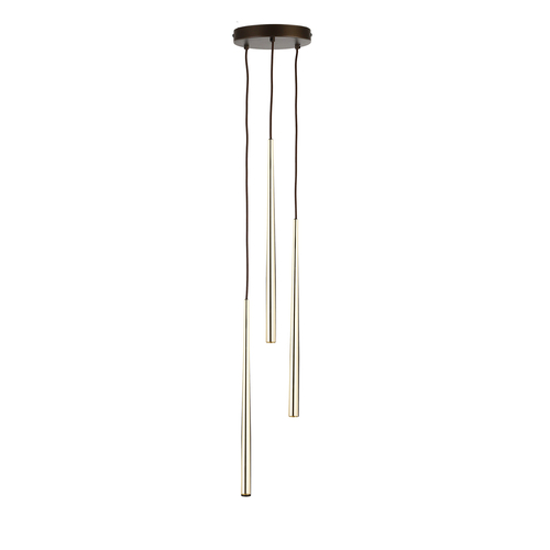 TK LIGHTING PENDANT PIANO 10117 3XG9 BLACK/GOLD