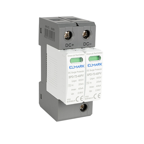 ΑΝΤΙΚΕΡΑΥΝΙΚΑ T2 2P SPD DC 600V 40kA