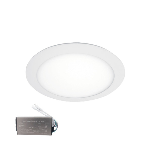 LED ΠΑΝΕΛ ΣΤΡΌΓΓΥΛΟ 16W 6500K IP65+ΚΙΤ ΑΣΦΑΛΕΙΑΣ