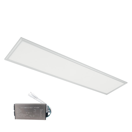 STELAR LED ΠΑΝΕΛ 48W 4000K 295x1195mm ΛΕΥΚΟ ΠΛΑΙΣΙΟ +ΜΠΑΤΑΡΙΑ ΑΣΦΑΛΕΙΑΣ