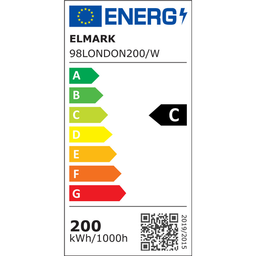 LONDON LED SMD ΚΑΜΠΑΝΑ 200W 4000K IP65 110LM/W