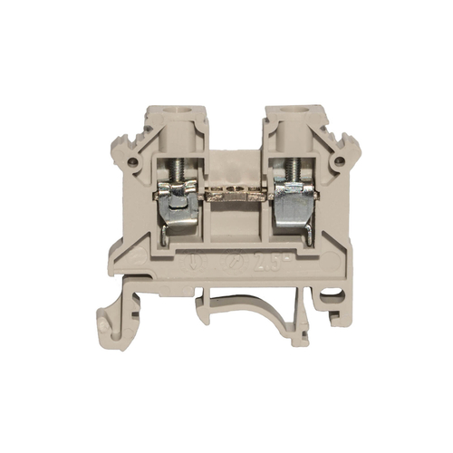 SCREW TERMINAL BLOCK 10MM2 HF PA66 UL94, GREY