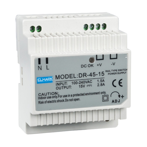 ΣΥΣΚΕΥΗ ΤΡΟΦΟΔΟΣΙΑΣ DR-45-5 5V ΤΑΣΗ ΕΞΟΔΟΥ
