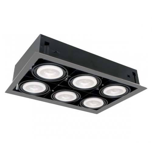 QUAD6 PAR30 6ХE27 DARK GREY