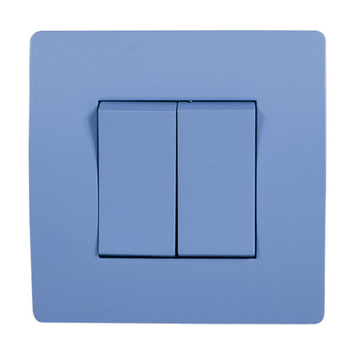 EL BASIC TG103 2 BUTTONS 1 WAY SWITCH BLUE-OLD