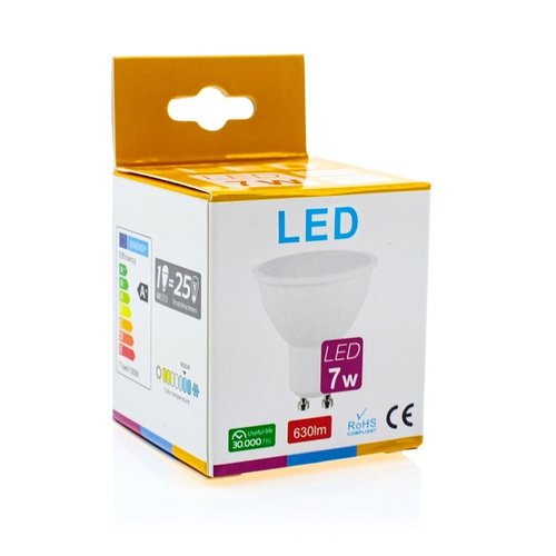 Λάμπα LED 7W (60W) 6500K Gu10