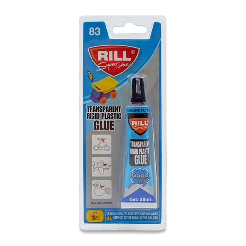 RILL Superglue Κόλλα για Πλαστικά 20ml Σωληνάριο