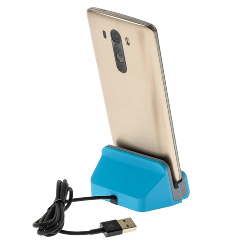 Docking Station Micro Usb Charge-Data Blue