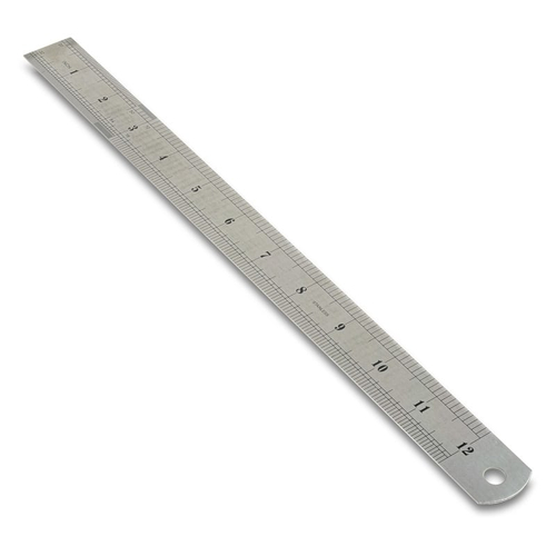 Εργαστηριακός Inox Χάρακας 30 cm