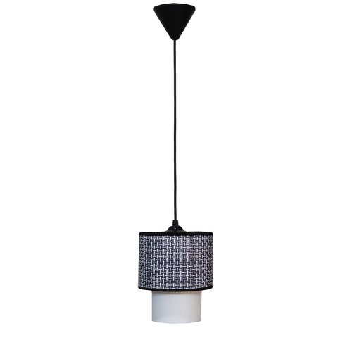 HK-10 BLACK/WHITE Φ16,5/10 Μοντέρνο Φωτιστικό Κρεμαστό E/27