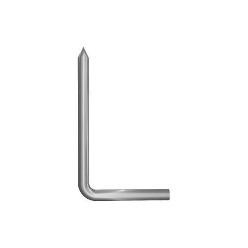 418-L0,42 | 418-L0,42 | ΑΚΙΔΑ Φ10 L420mm  |  Al | 0,30mt ΠΑΝΩ + 0,12mt ΚΑΤΩ