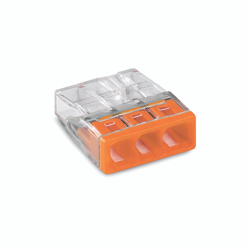 WAGO 2273 CONNECTOR,3 RIGID CONDUCTORS 0,5-2,5 MM2