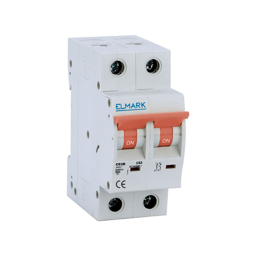 MINIATURE CIRCUIT BREAKER C62R 16A 2P 6kA CURVE C