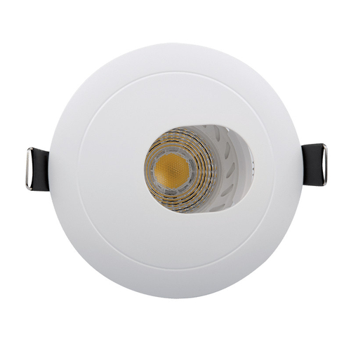 LED ΣΠΟΤ ΠΛΑΣΤΙΚΟ ΣΤΡΟΓΓΥΛΟ ΣΤΑ ΠΛΑΓΙΑ PAR 16 COB 7W 2700-3000K ΛΕΥΚΟ