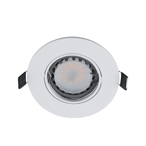 LED ΣΠΟΤ ΠΛΑΣΤΙΚΟ ΣΤΡΟΓΓΥΛΟ PAR 16 5.5W 4000-4300K ΛΕΥΚΟ
