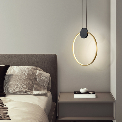 ΦΩΤΙΣΤΙΚΟ ΚΡΕΜΑΣΤΟ ΑΛΟΥΜΙΝΙΟ LED 10W 3000K 702Lm 400Χ435mm  ΜΑΥΡΟ-ΜΠΡΟΝΖΕ ARTE ILLUMINA AERO