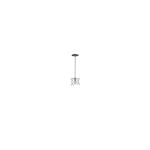 ΦΩΤΙΣΤΙΚΟ ΚΡΕΜΑΣΤΟ ΜΕΤΑΛΛΟ 1XE27  MAX 40W 175X175X1240mm  ΜΑΥΡΟ ARTE ILLUMINA BRAWCK