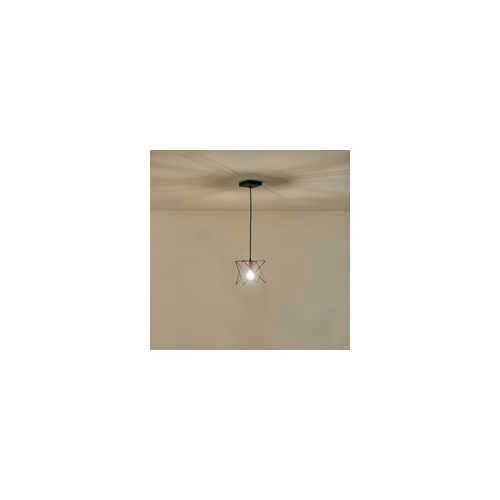 ΦΩΤΙΣΤΙΚΟ ΚΡΕΜΑΣΤΟ ΜΕΤΑΛΛΟ 1XE27  MAX 40W 175X175X1240mm  ΜΑΥΡΟ ARTE ILLUMINA BRAWCK