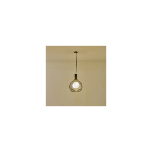 ΦΩΤΙΣΤΙΚΟ ΚΡΕΜΑΣΤΟ ΜΕΤΑΛΛΟ 1XE27  MAX 40W 340x340x1520mm MAΥΡΟ ARTE ILLUMINA AIRY